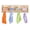 Clear, variant on 4 Section Wall Mount Coat Locker - without Tubs
