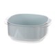 thumbnail image 5 of Colador de doble capa, cesta para lavar, cuenco y colador, cesta multifuncional para lavar frutas y verduras, para ensalada y fideos Azul, 5 of 8