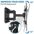 thumbnail image 5 of Mount-It! Full Motion TV Mount Fits 37"-80" TVs, Max with Dual Articulating Arms, Heavy Duty, 5 of 11
