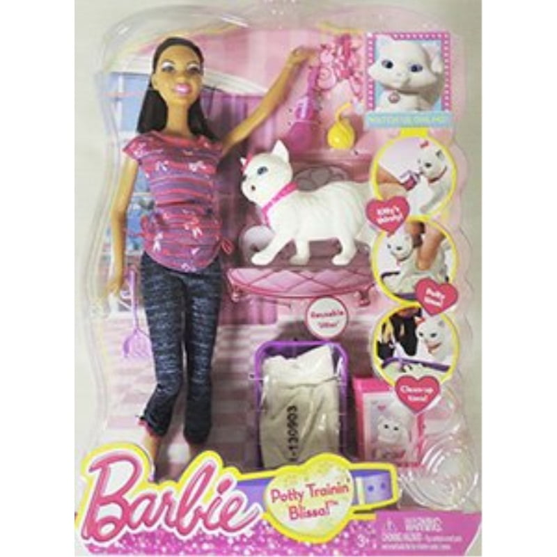 barbie potty training set
