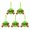 Type E, variant on Xinwanna 4 Inch Green Furry Christmas Ball Ornaments Faux Fur Fluffy Hanging Xmas Ball with Bow for Holiday Wedding Party Decoration (Type A, 1pc)
