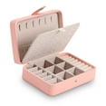 thumbnail image 1 of Jewellery Box Jewelry Storage Case Multi-purpose Earrings Necklaces Rings Organizer Household Portable Travelling Box, 1 of 7