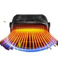 thumbnail image 1 of Calentador de coche con descongelador de 12 V, 120 W/24 V, 200 W, ventilador de parabrisas portátil de 12 V, 1 of 3
