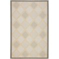 thumbnail image 2 of SAFAVIEH Courtyard Shawn Geometric Checkered Indoor/Outdoor Area Rug, Light Grey/Anthracite, 4' x 5'7", 2 of 6