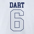 thumbnail image 5 of Men's Jaxson Dart White New York Giants Tonal Name & Number T-Shirt, 5 of 5