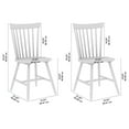 thumbnail image 2 of Bush Furniture Windsor High Back Spindle Dining Chairs - Set of 2 in Natural Honey Brown, 2 of 8