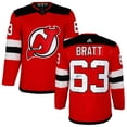 thumbnail image 1 of Jesper Bratt Chandail Neuf Signé Devils Rouge Chandail adidas, 1 of 2