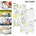 thumbnail image 3 of Dreamtimes 16x28 Inch Face Hand Towel Set Colorful Watercolor Pattern Lemon Fruits Cotton Washcloths, Quick-Dry Highly Absorbent Bath Towels 2 Pcs for Bathroom Ktichen Travel SPA Gym, 3 of 7