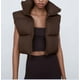 thumbnail image 5 of Chaleco de algodón con plumas para mujer, párrafo corto, cien camisetas sin mangas de algodón a juego con kanji, chaqueta interior para mujer, 5 of 5