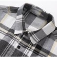 thumbnail image 6 of Cmfcve Men's and Big Men's Long Sleeve Plaid Shirts Fashion Casual Loose Fit Button Down Shirts, 6 of 7
