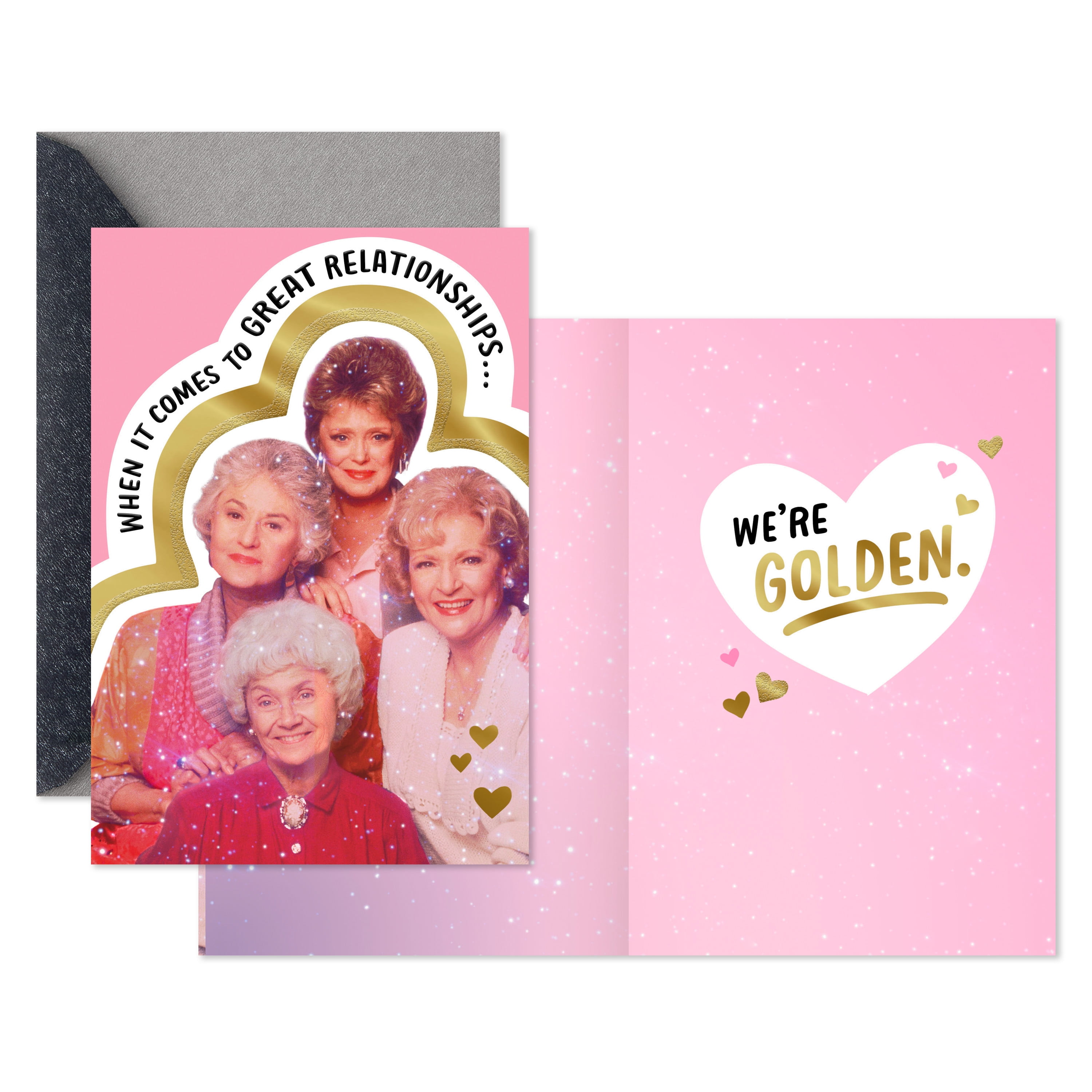 Hallmark Golden Girls Pack of 4 Valentines Day Cards (Great Relationships)