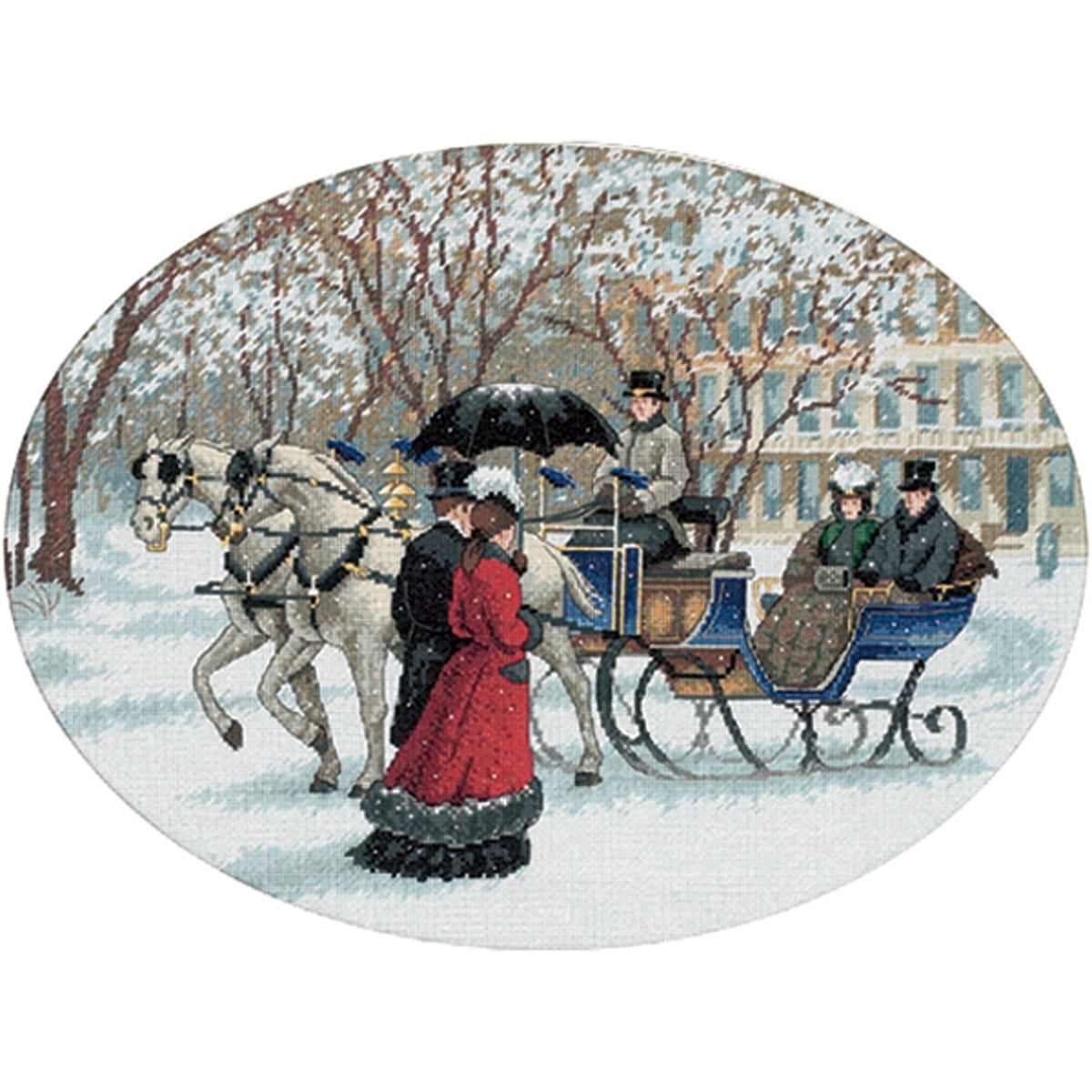 Dimensions Gold Collection "Winter Impressions" Counted Cross Stitch