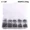 400PCS, variant on Fishing Hooks Carbon Steel Strong Sharp Silver Circle Fishhook 3#-12# Jig Barbed Pesca Portable Lure Bait Tackle 50-1600Pcs/Box
