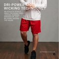 thumbnail image 3 of 9 Dri-Power Tricot Mesh Shorts, 3XL, True Red, 3 of 5