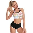 thumbnail image 3 of Kirby Women's Sports Bras Racerback Padded Workout Slimming Tank Tops Camisole Yoga Vest Activewear Fitness Running Crop Top, 3 of 6