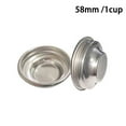 thumbnail image 1 of MYG Premium 58mm Filter Basket for Breville Portafilter Coffee Machine, Stainless Steel Double Bowl Coffee Accessory, Reusable Espresso Filter for Home, Cafe, Bar, 1 of 7