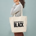 thumbnail image 3 of CafePress - Unapologetically Black Tote Bag - Unisex Canvas Tote Bag, Beige, 1-Piece, 3 of 7
