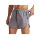 thumbnail image 3 of Pantalones cortos deportivos para hombre, color sólido con bolsillo con cordón y cremallera XBTCLXEBCO Gris Claro;M, 3 of 4