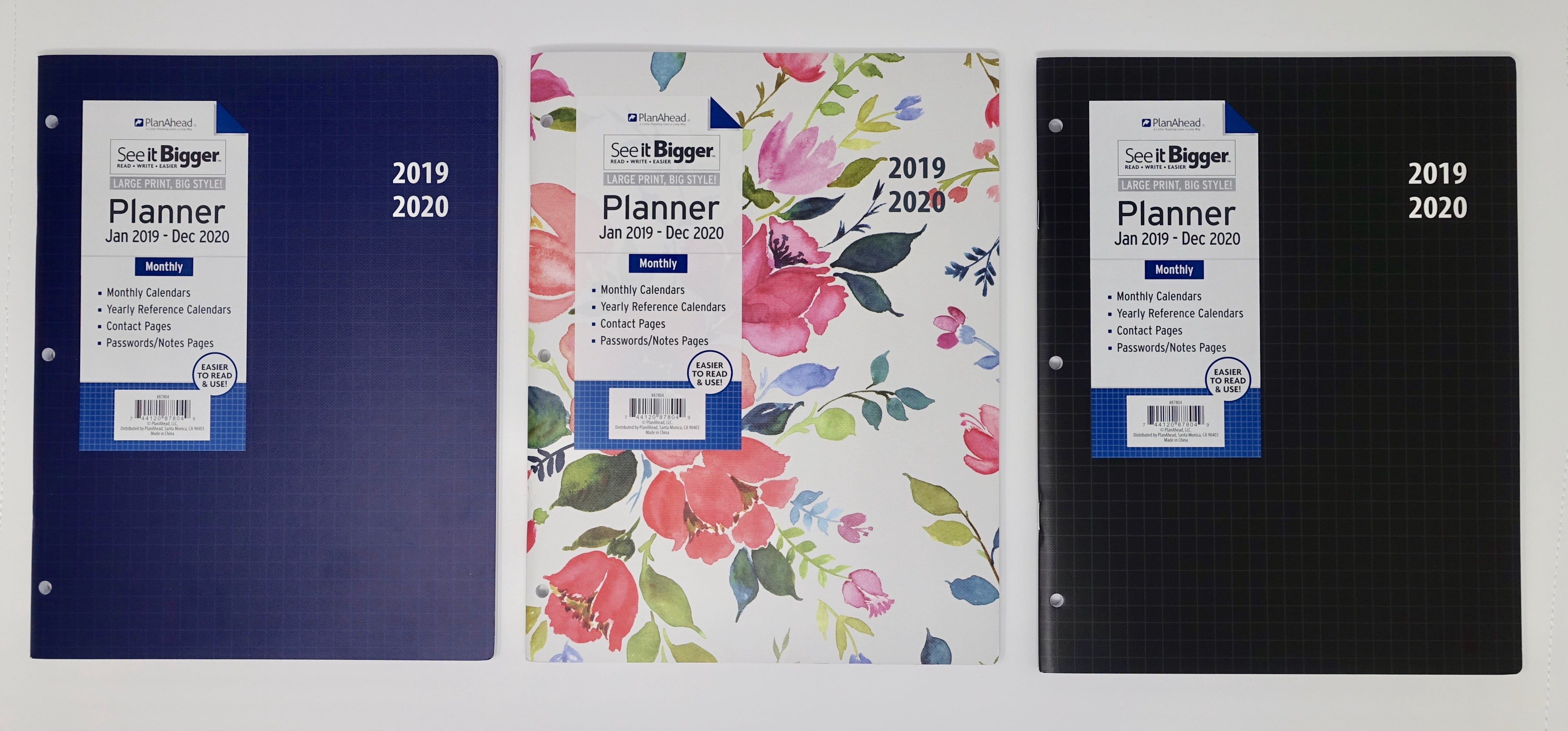 SEE IT BIGGER 2 Year Large Monthly Planner BrickSeek