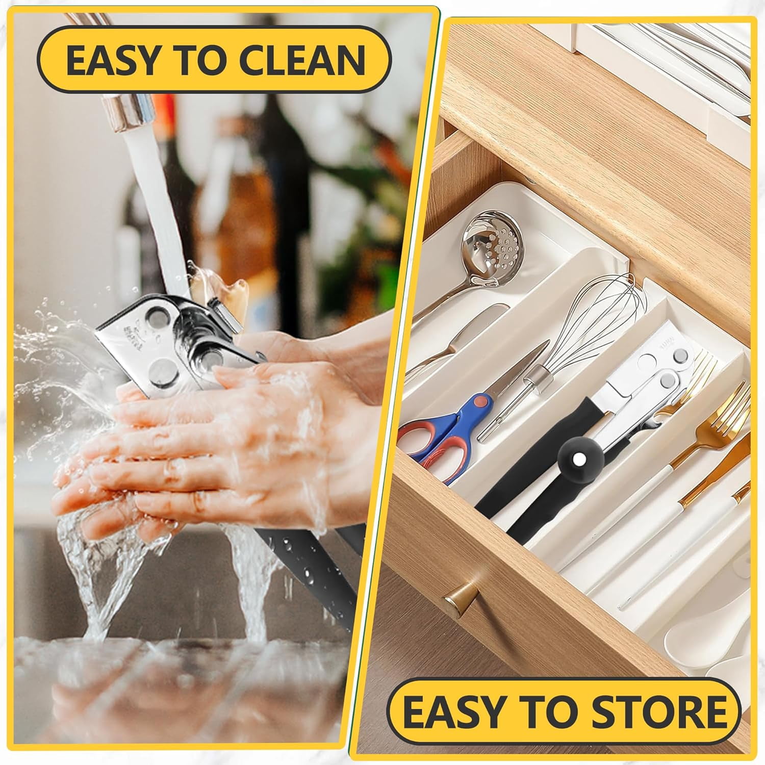 ABCISI Commercial Can Opener, Hand Crank Can Opener Manual Heavy Duty, Ergonomic Design, with Comfortable Long Handles, Oversized Knob, Large Handheld Can Open Easy for Big Cans, for Seniors, Black