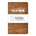 thumbnail image 2 of Elan Publishing Company Field Notebook  / Pocket Journal - 3.5"x5.5" - Wood Pattern - Lined Memo Book - Pack of 5 - ELAN-FN-003G, 2 of 6