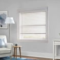 thumbnail image 1 of Ultra Premium White 2 1/2" (2.5") Inch Faux Wood Blind 34.5" W x 72" L, 1 of 4