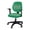Shamrock Skeleton Print Green, variant on SCRAWLGOD St. Patrick's Day Vintage Leprechaun Hat Clover Print Green Comfy Office Chair Covers Stretch Breathable High Back Chair Slipcover Easy to Install Universal Swivel Chair Cover, Set of 2