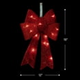 thumbnail image 5 of Northlight LED Lighted Tinsel Bow Christmas Decoration - 18"  - Warm White, 5 of 8