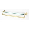 thumbnail image 3 of Alno A6527-25-BRZ Cube Modern 26" W Solid Brass Towel Bar - Bronze, 3 of 6