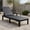 Black, variant on YYAo Chaise Lounge Chair Outdoor, Outdoor Chaise Lounge,Outdoor Chaise Lounger Chair with Waterproof Rattan Textured PP Surface and 330 lbs Capacity-Brown