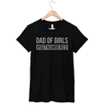 thumbnail image 3 of Dad of Girls Outnumbered. Funny Streetwear Adult Men's T-Shirt Father's Day Gift For Girl Dad. Black, 3 of 5