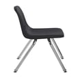 thumbnail image 3 of Factory Direct Partners Kids Swivel Glide Stack Chairs, Black (Set of 2), 3 of 5