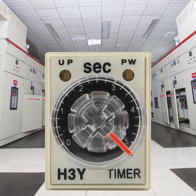 Retardo del temporizador, temporizador de retardo H3Y-2 Relé de tiempo 8P Relé del temporizador Ultra sensible