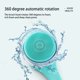 thumbnail image 5 of Ounissouiy Cepillo de baño eléctrico Mango largo Desmontable 360 ​​grados Giratorio Cuerpo Espalda Masaje Baño Spinning Masaje con 5 Electrodomésticos Violeta, 5 of 6
