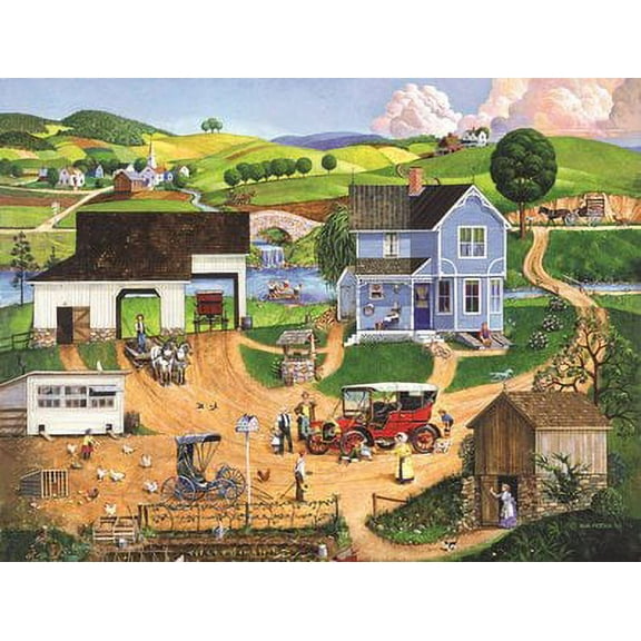 Puzzle Collector Art 500 Piece Puzzle - Stay For Dinner