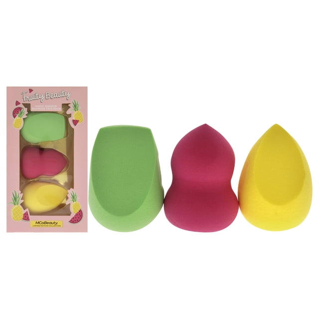 MCoBeauty Esponja Paquete de trío de licuadora de maquillaje Fruity Beauty Magic 3.00 Pc MCoBeauty Esponja 3 Pc