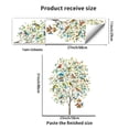 thumbnail image 3 of Tree Wall Decals Flowers Birds Wall Stickers Peel and Stick Removable Decal for Bedroom Living Room Wall Decor 31x23Inch, 3 of 8