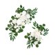 thumbnail image 2 of 2x Arco de flores para bodas Arco de arreglos florales artificiales Versátil decorativo Blanco, 2 of 9