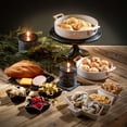 thumbnail image 3 of 8.75"L & 10.75"L Sullivans Christmas White Holiday Serving Bowl Set of 2, Multicolor, 3 of 5