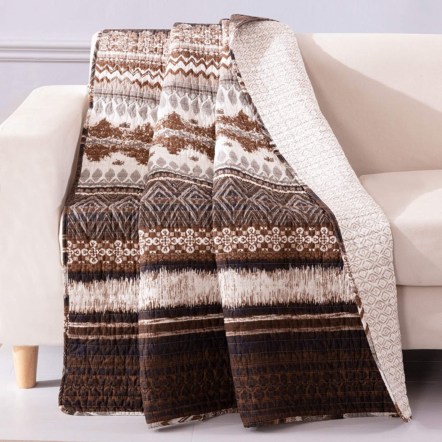 Greenland Home Fashions Southwest Quilted Throw Blanket