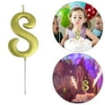 thumbnail image 2 of Sunxin Birthday Number Candle 3D Shape Birthday Candle Decoration Birthday Cake Candle Rich Gold 1Pc Number 8Birthday Number Candle 3D Shape Birthday Candle Decoration Birthday Cake Candle, 2 of 6