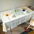 thumbnail image 6 of Waterproof Tablecloth, Yellow Flower Table Cloth for Rectangle Tables, Stain Resistant Decorative Table Cover for Kitchen Patio Dining Parties Picnic, Indoor Outdoor(60 * 84in, 4-6 Seat), 6 of 6