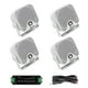 thumbnail image 1 of Altavoces Bluetooth para carrito de golf Herdio de 4 pulgadas y 240 W, 2 pares, 1 of 7