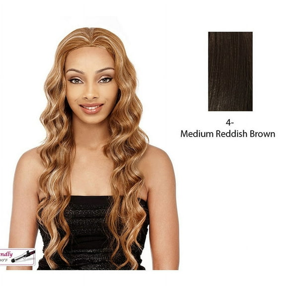 Synthetic Futura Half Wig Sasha,Dark brown