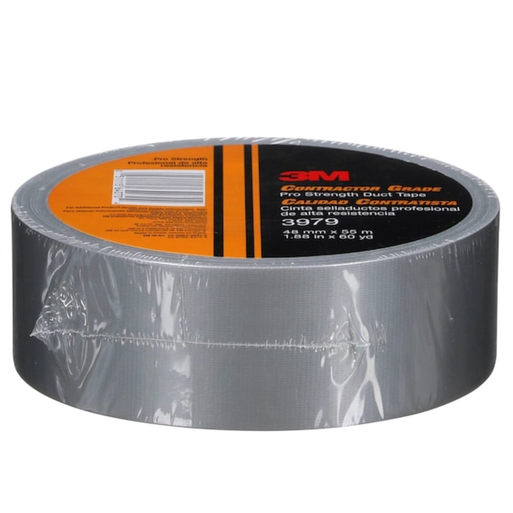 3m Duct Tape, Gray, 60 yd L, 1-7/8 in W 3979