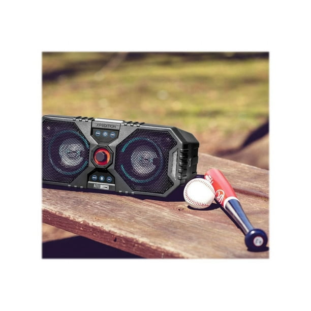 Altec Lansing Portable Bluetooth Speaker with Waterproof, Black