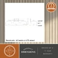 thumbnail image 6 of Belmont 3 Light Black and Brass Mid Century Modern Dome Bathroom Vanity Fixture, 6 of 13