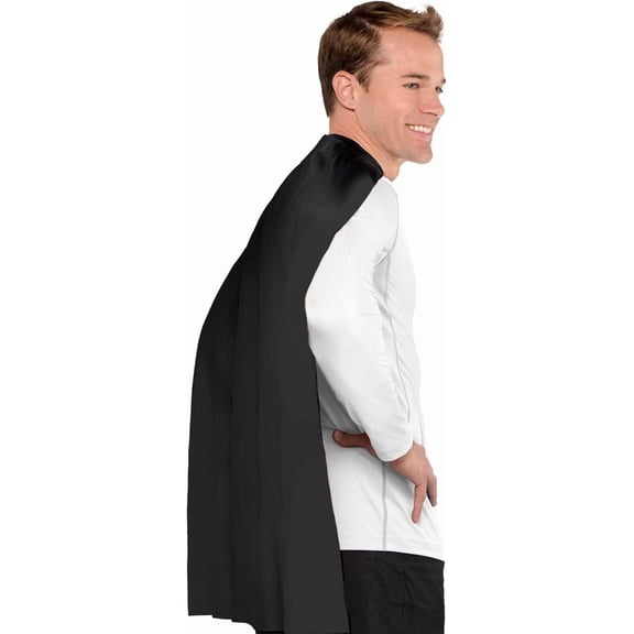 Amscan Super Hero Cape Costume-Black, 1 Pc