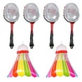 thumbnail image 3 of Miangastore 1 Set Inflatable Badminton Balloon Set Lightweight Birthday Decorations Party Favors Portable Aluminum Foil Balloon Unique Badminton Balloon, 3 of 8