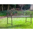 thumbnail image 3 of Welcome To Our Garden Metal Garden Bench, 3 of 3